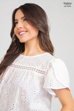 Blusa Eyelet EYE-BL001
