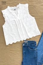 Blusa Eyelet EYE-BL004
