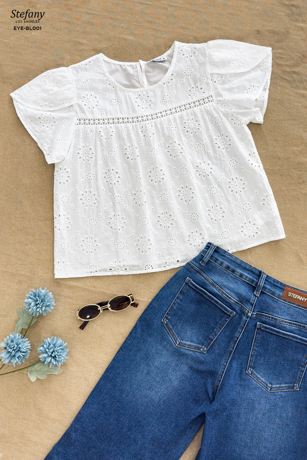 Blusa Eyelet EYE-BL001