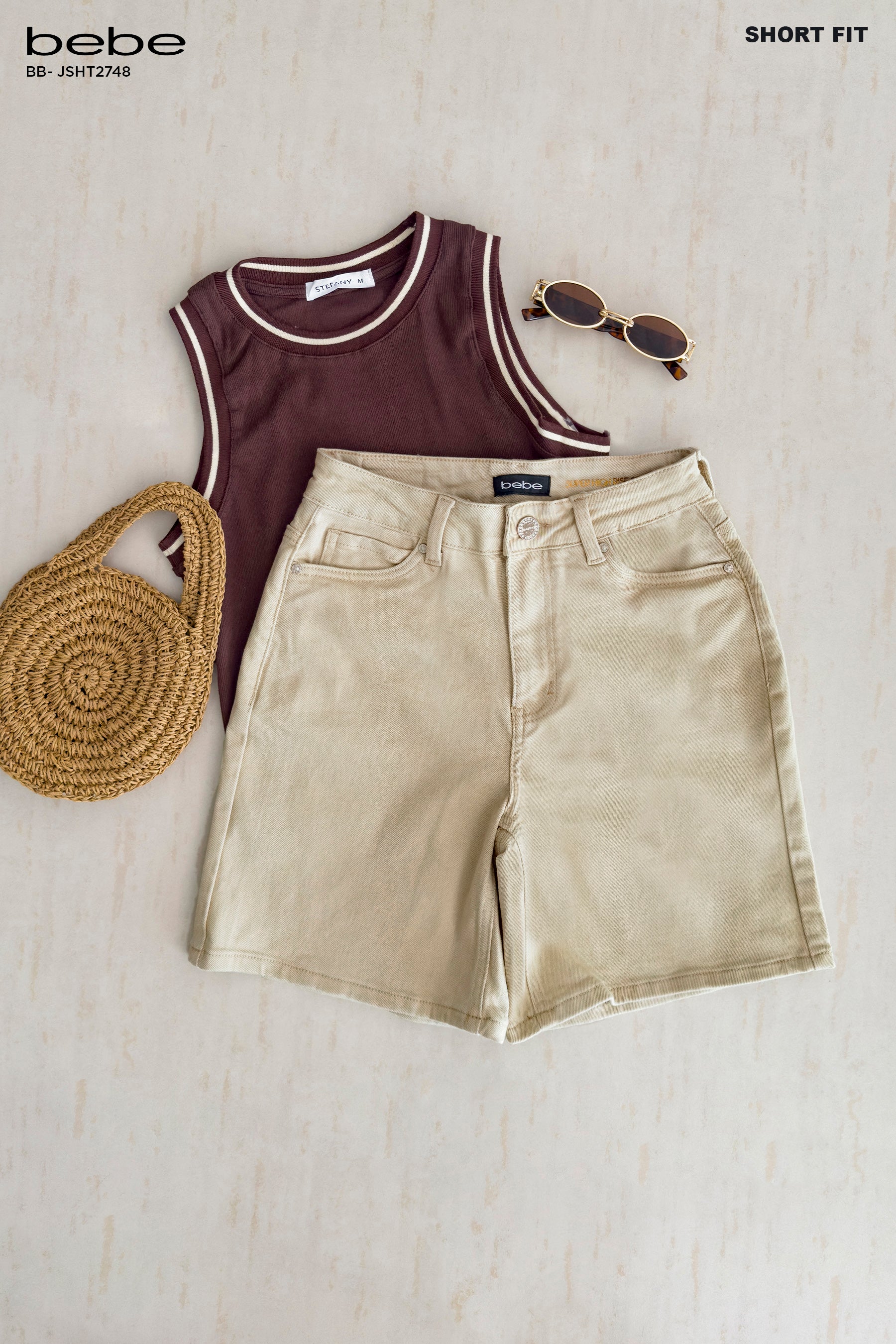 Short fit bebe BB-JSHT2748