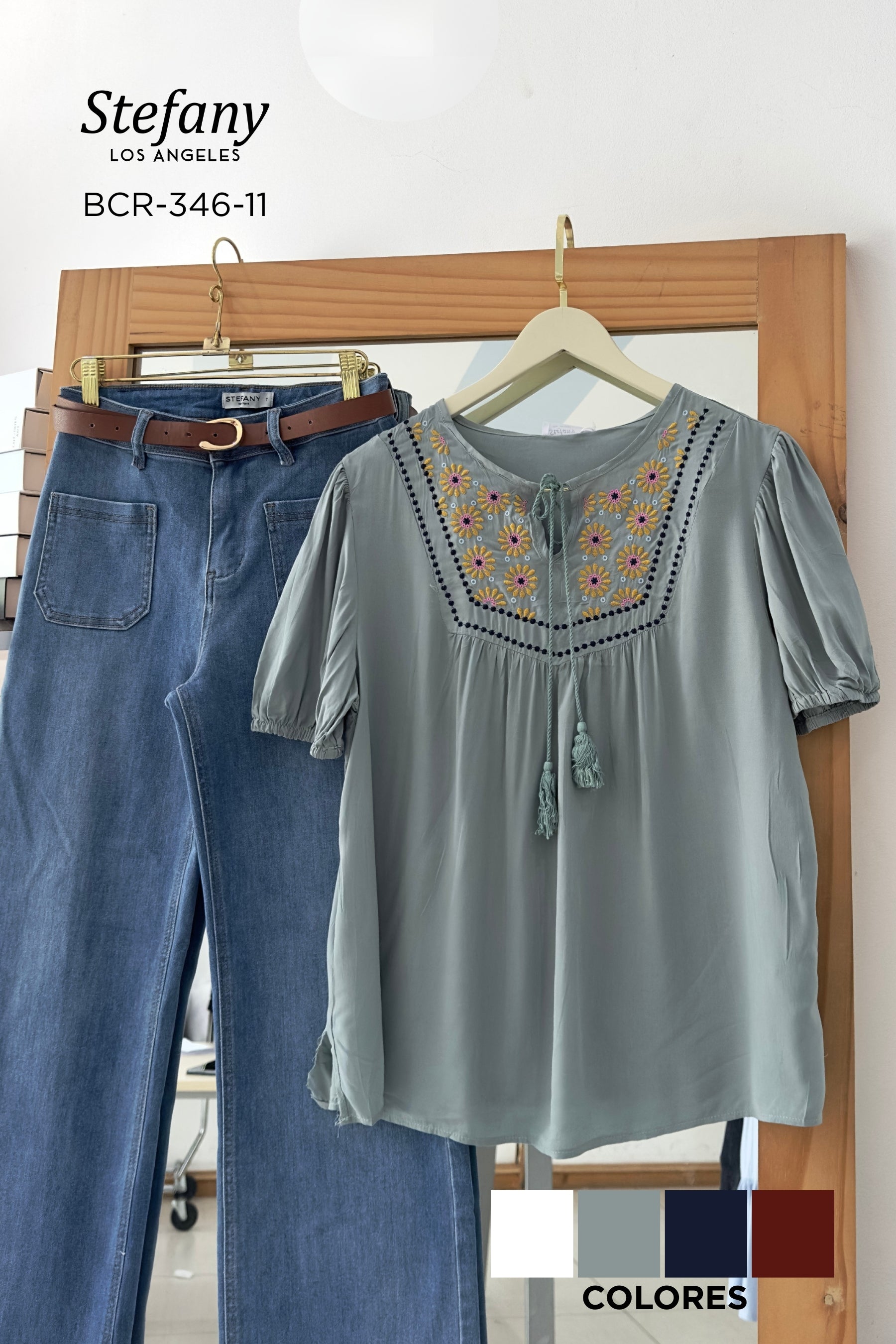 Blusa Bordada BRC-346-11