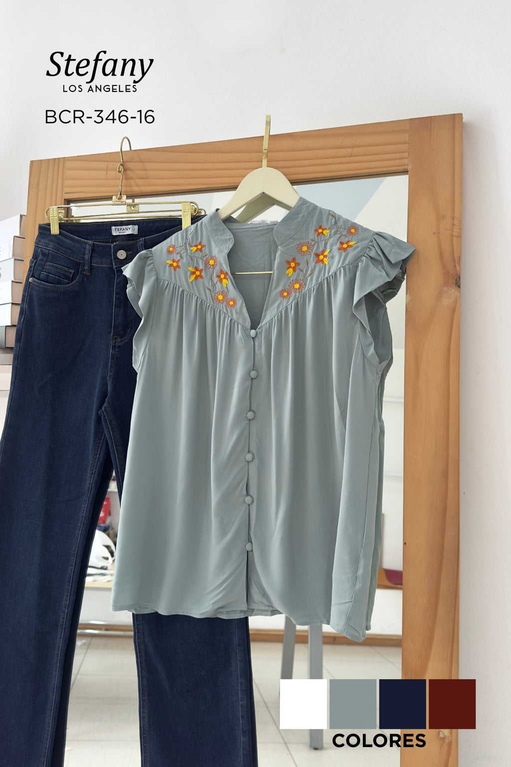 Blusa Bordada BRC-346-16