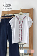 Blusa Bordada BRC-346-20