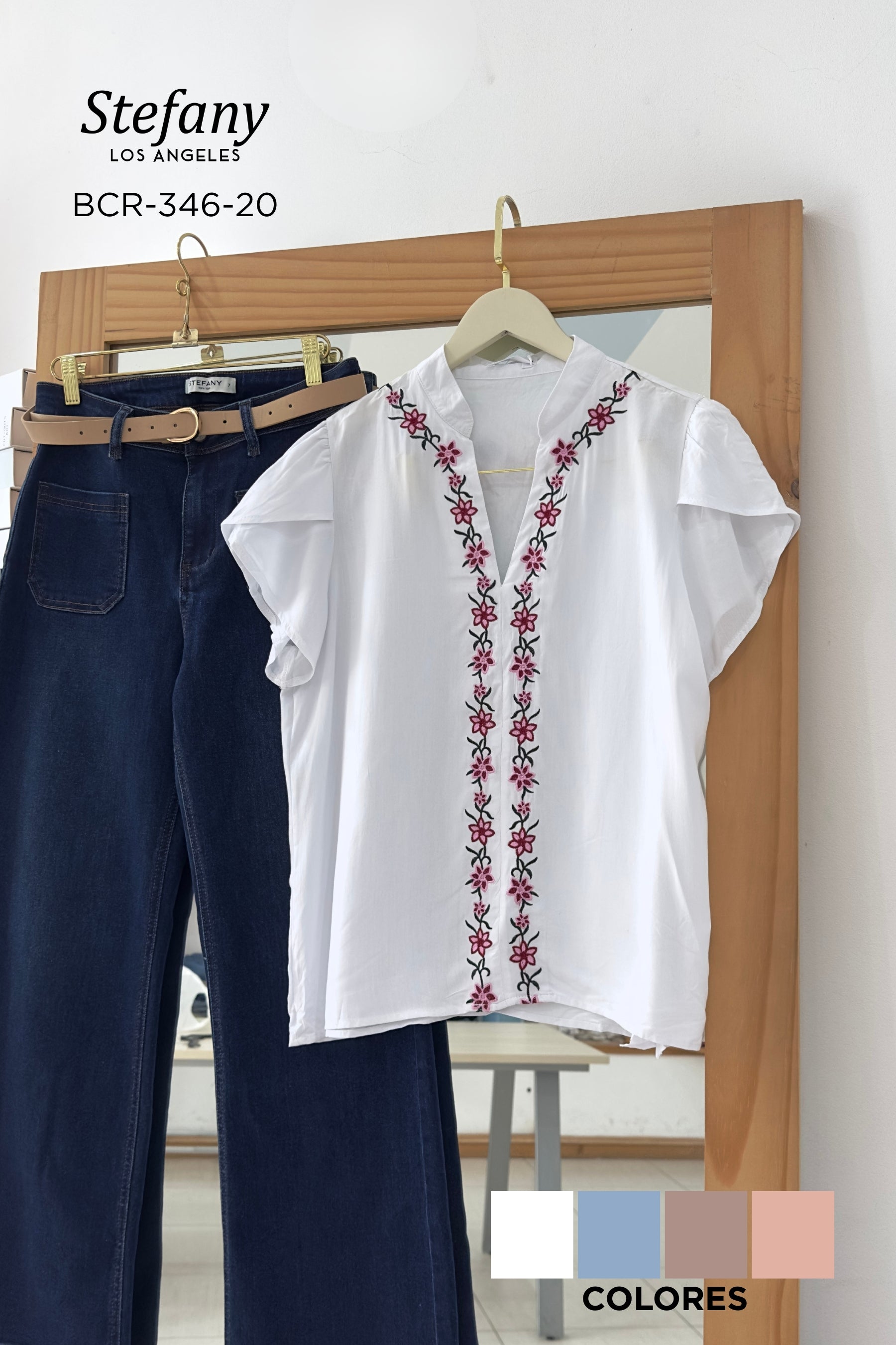 Blusa Bordada BRC-346-20
