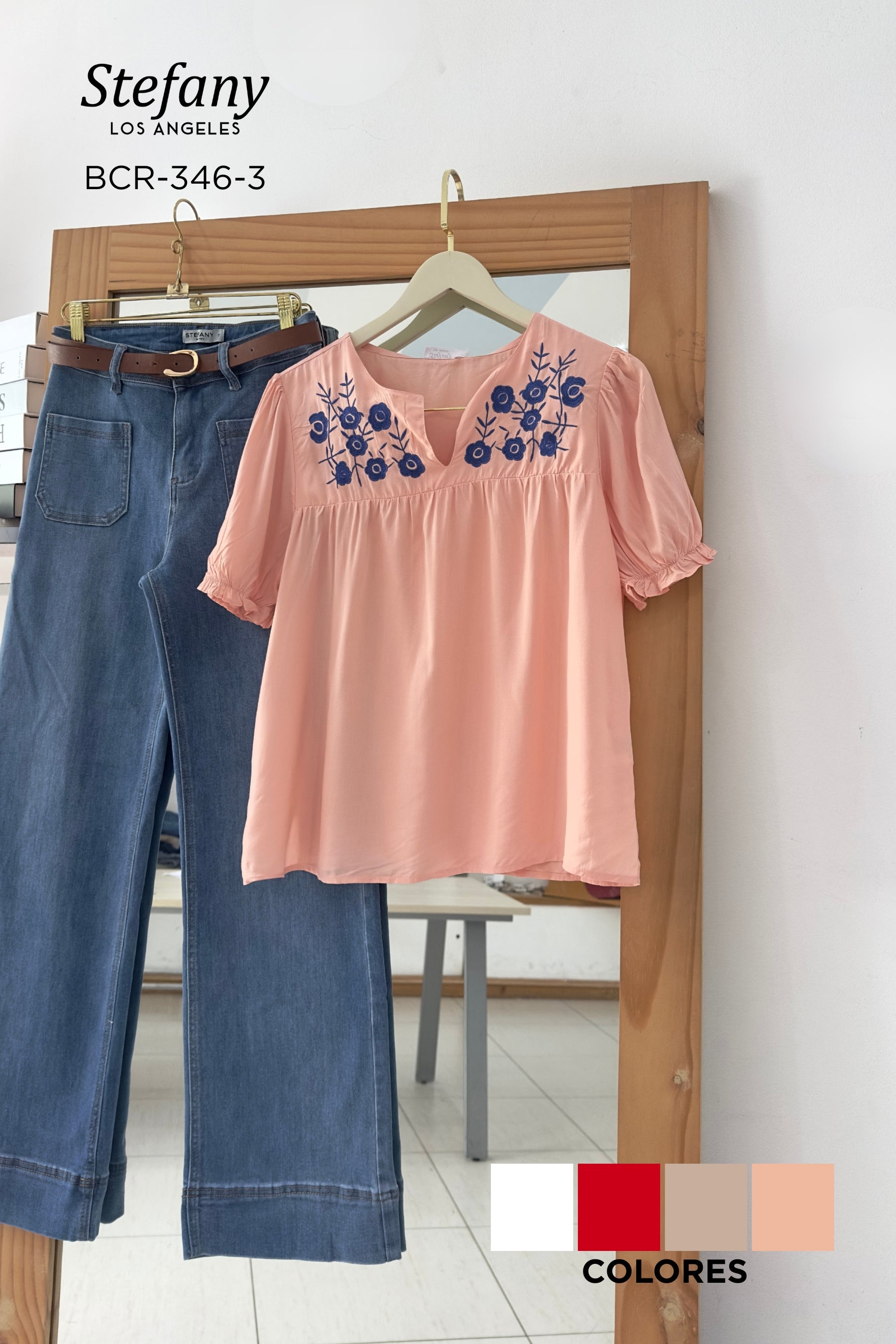 Blusa Bordada BRC-346-3