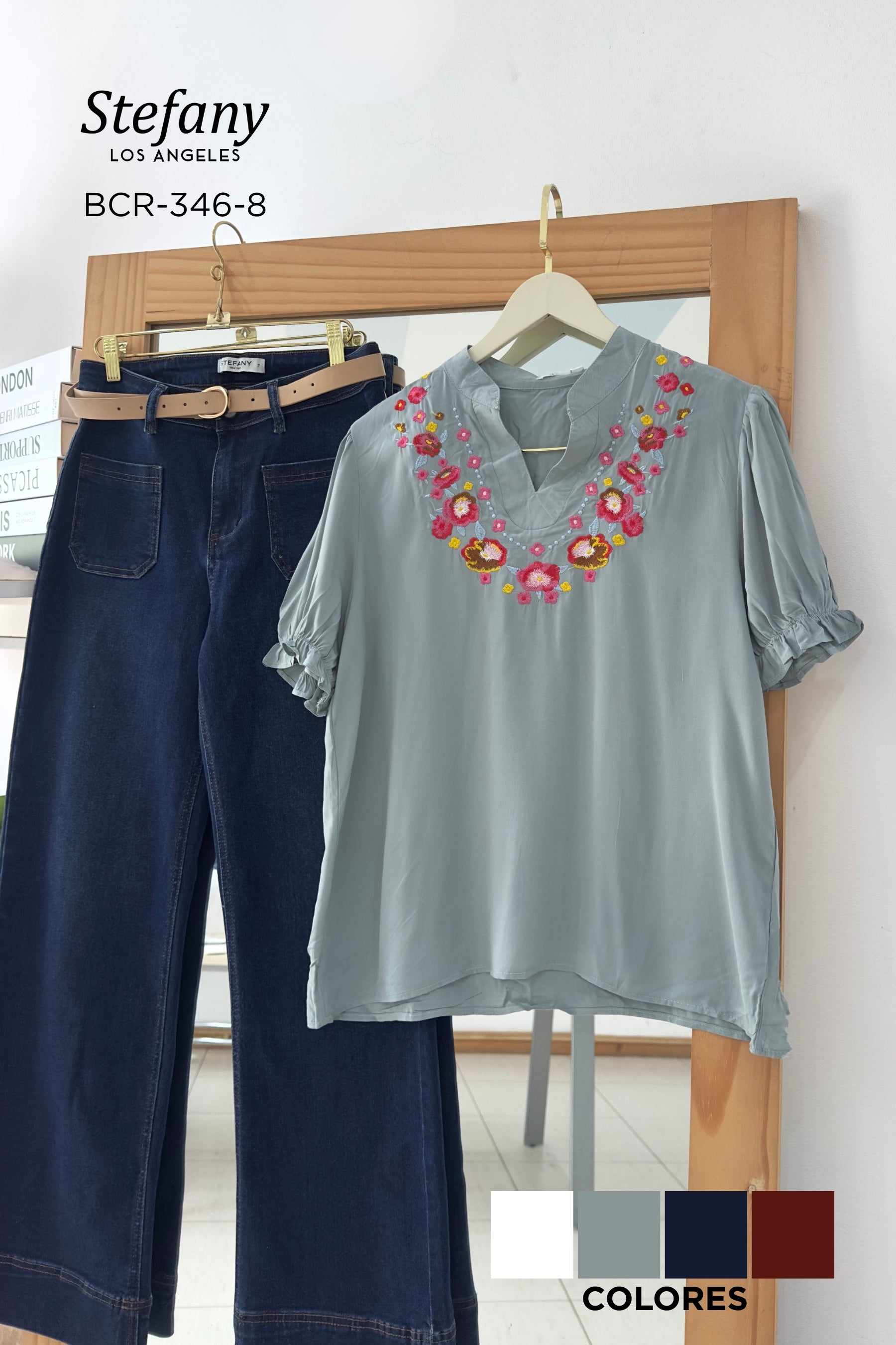 Blusa Bordada BRC-346-8