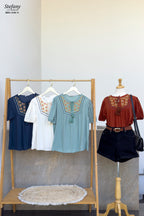 Blusa Bordada BRC-346-11