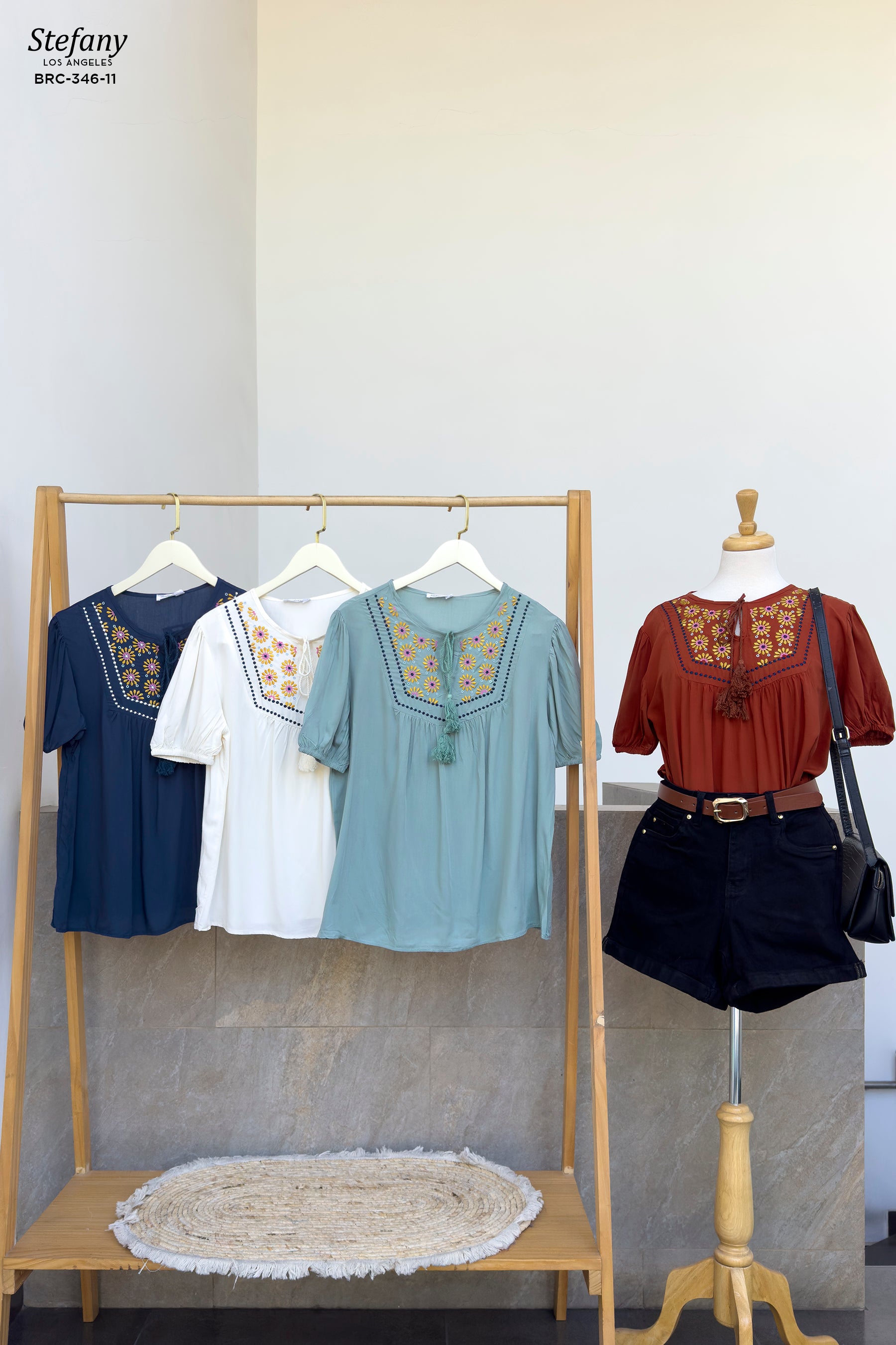 Blusa Bordada BRC-346-11