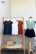 Blusa Bordada BRC-346-16