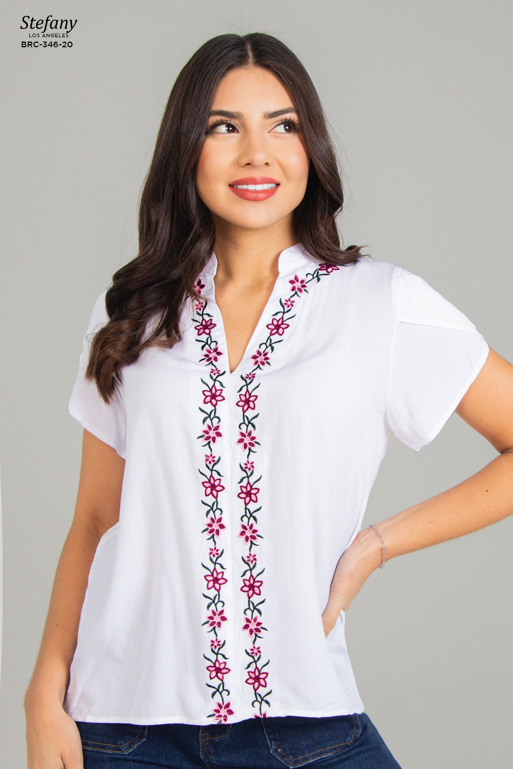 Blusa Bordada BRC-346-20