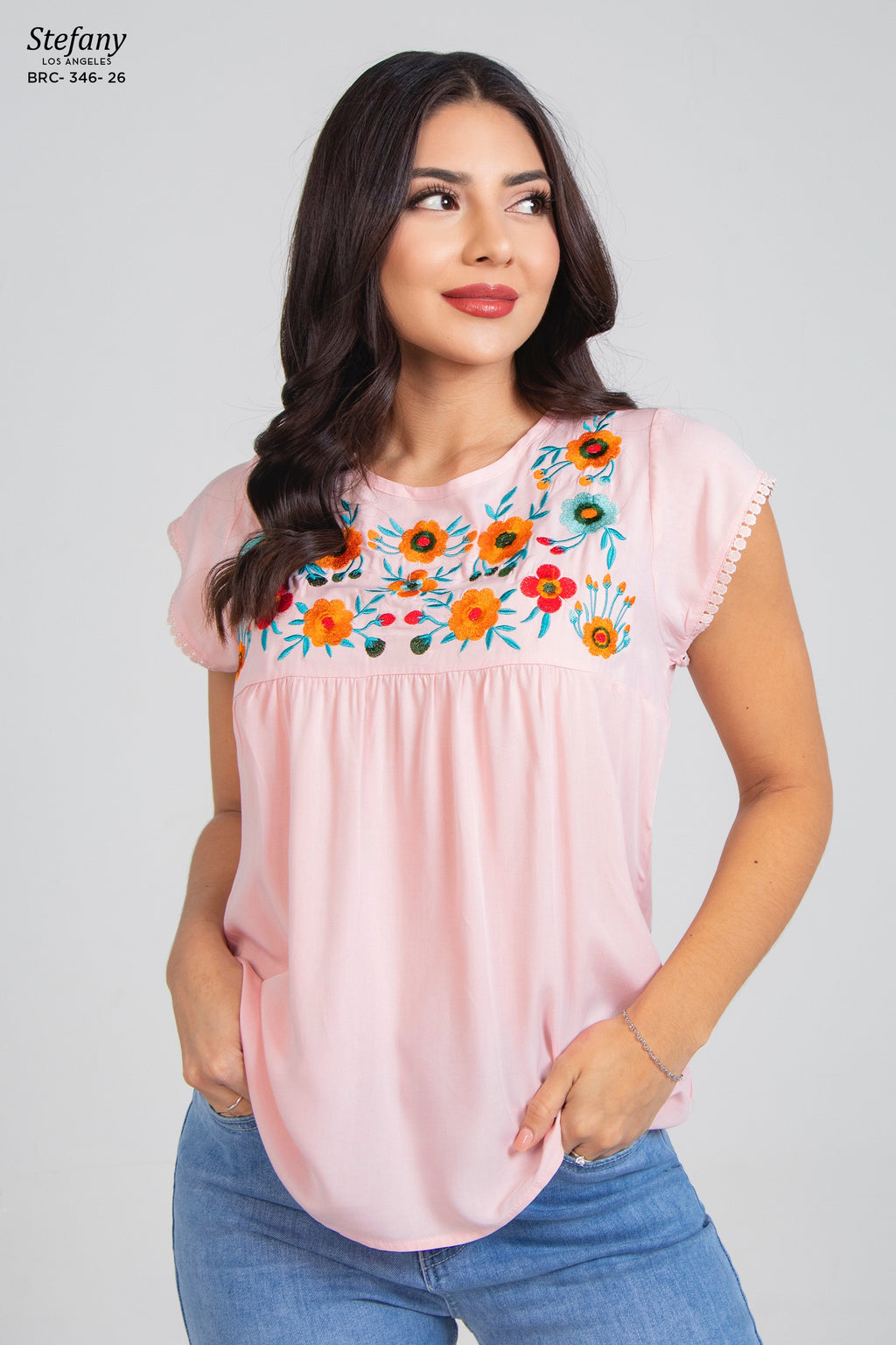 Blusa Bordada BRC-346-26