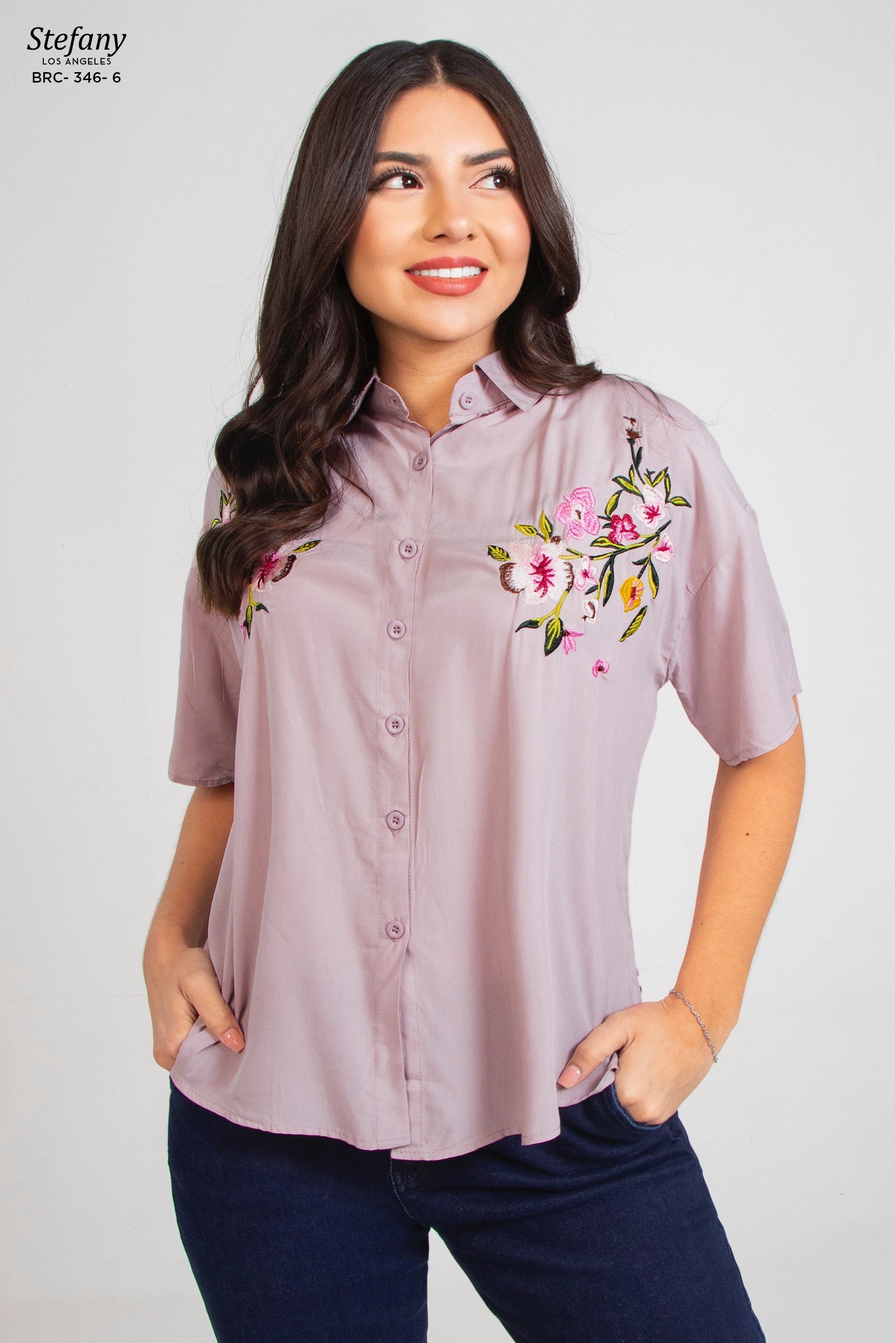 Blusa Bordada BRC-346-6