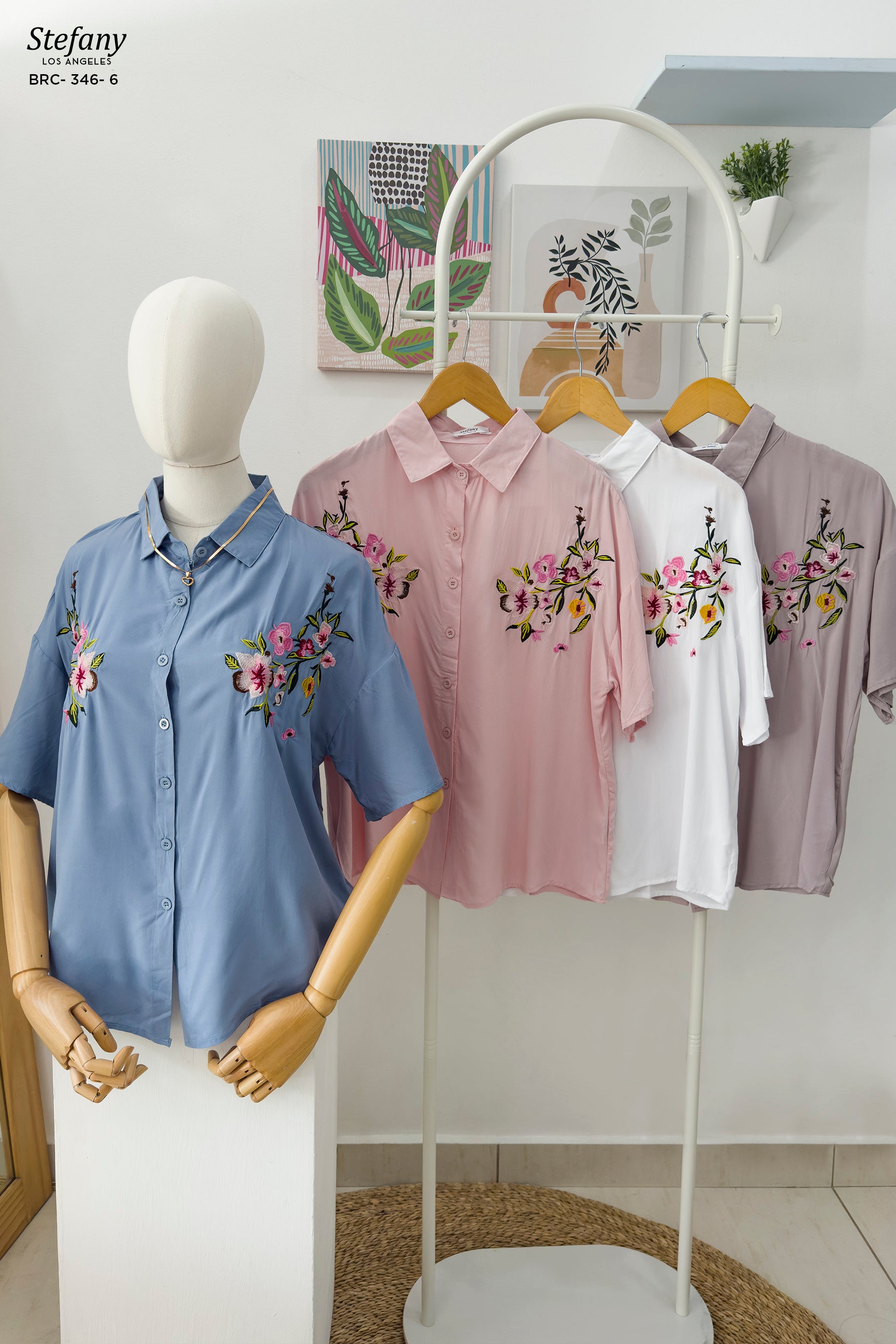 Blusa Bordada BRC-346-6