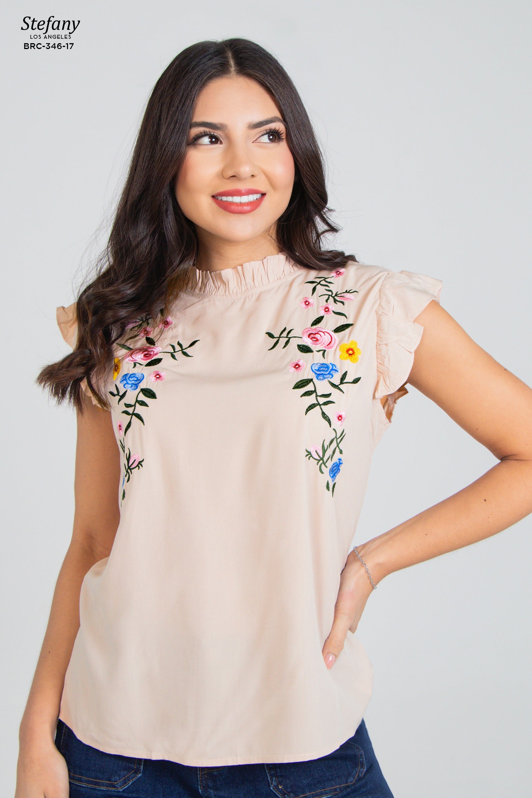 Blusa Bordada BRC-346-17