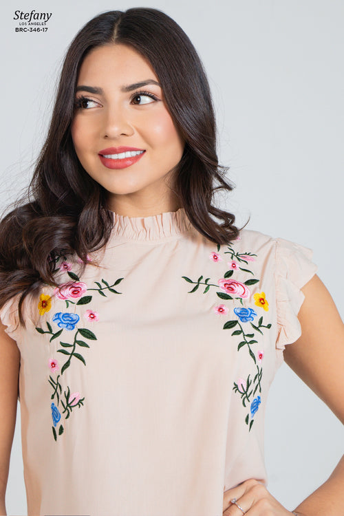 Blusa Bordada BRC-346-17