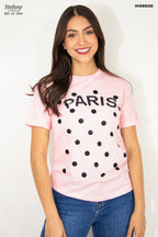 Camiseta Oversize Polka Dots BST-O1-2354