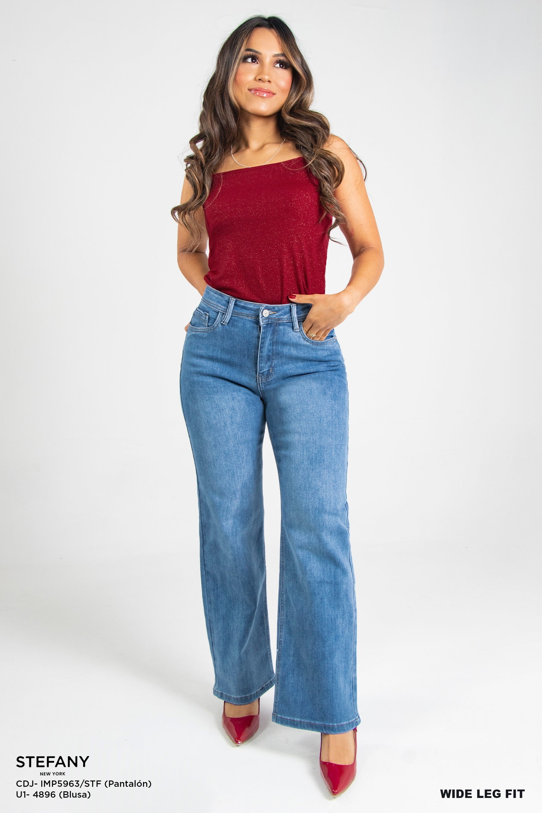 Wide Leg Jeans CDJ-IMP5963/STF