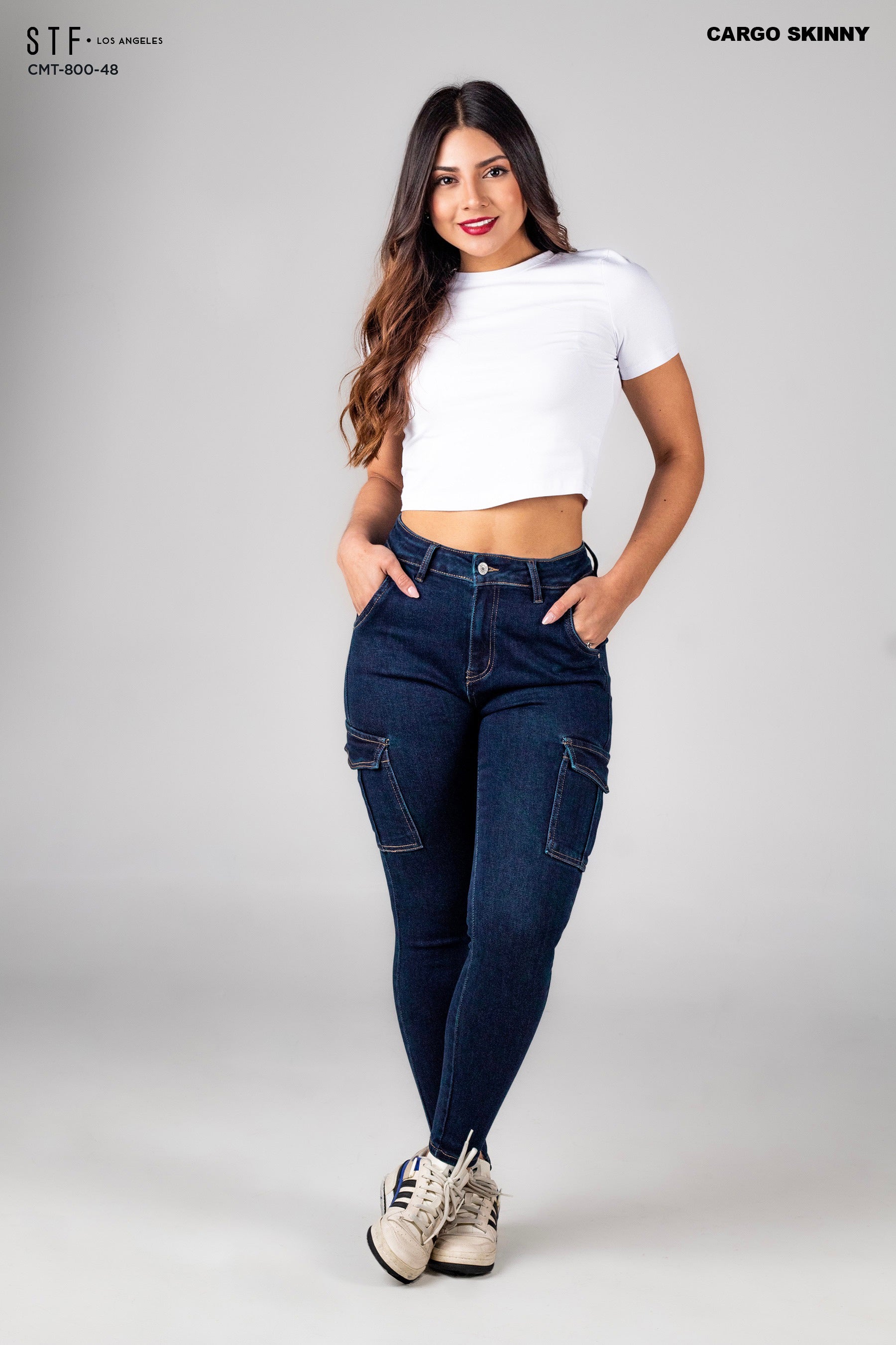 Cargo Skinny Jeans CMT-800-48