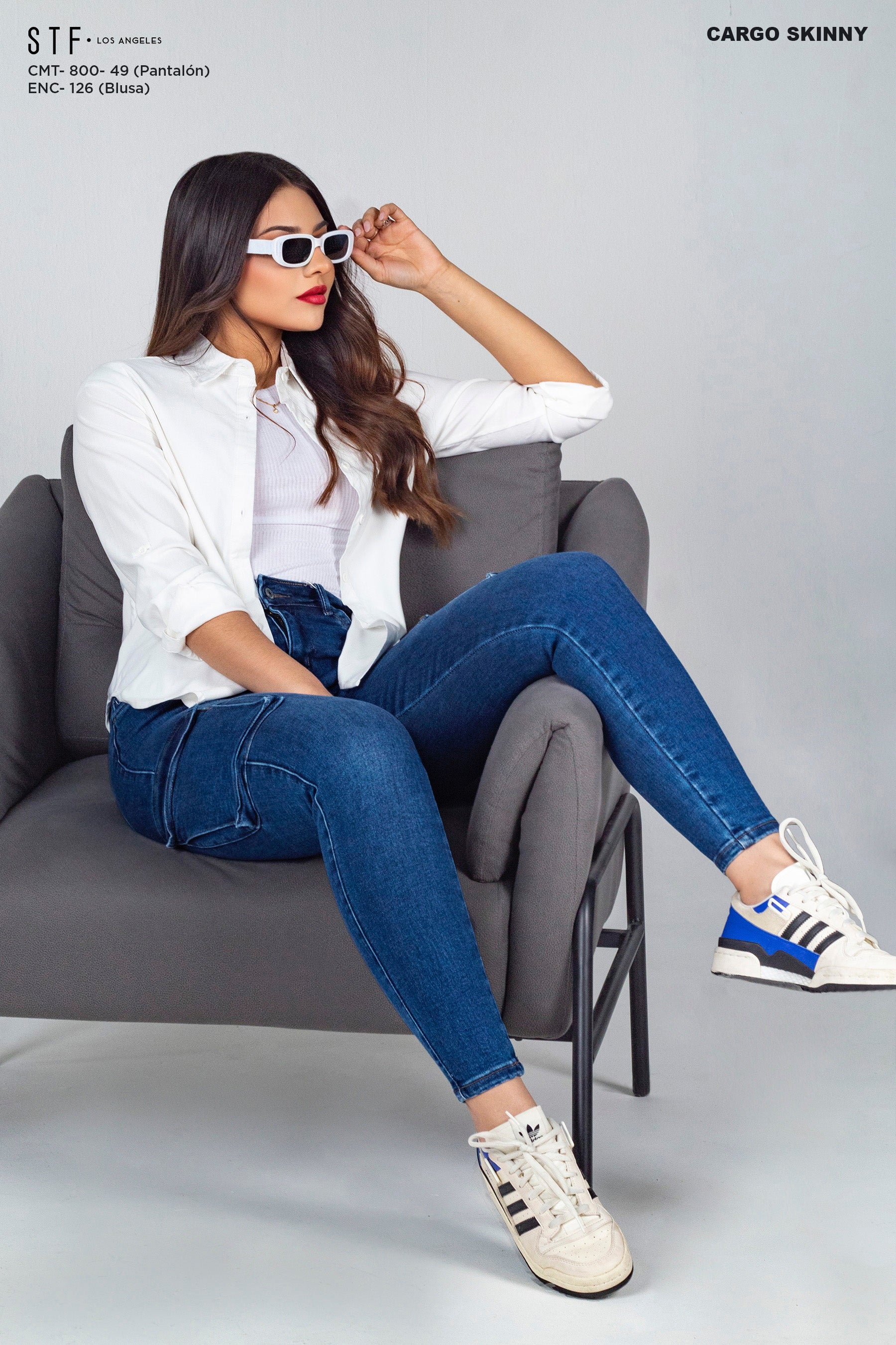 Cargo Skinny Jeans CMT-800-49