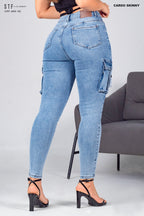Cargo Skinny Jeans CMT-800-50