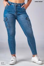 Cargo Skinny Jeans CMT-800-51