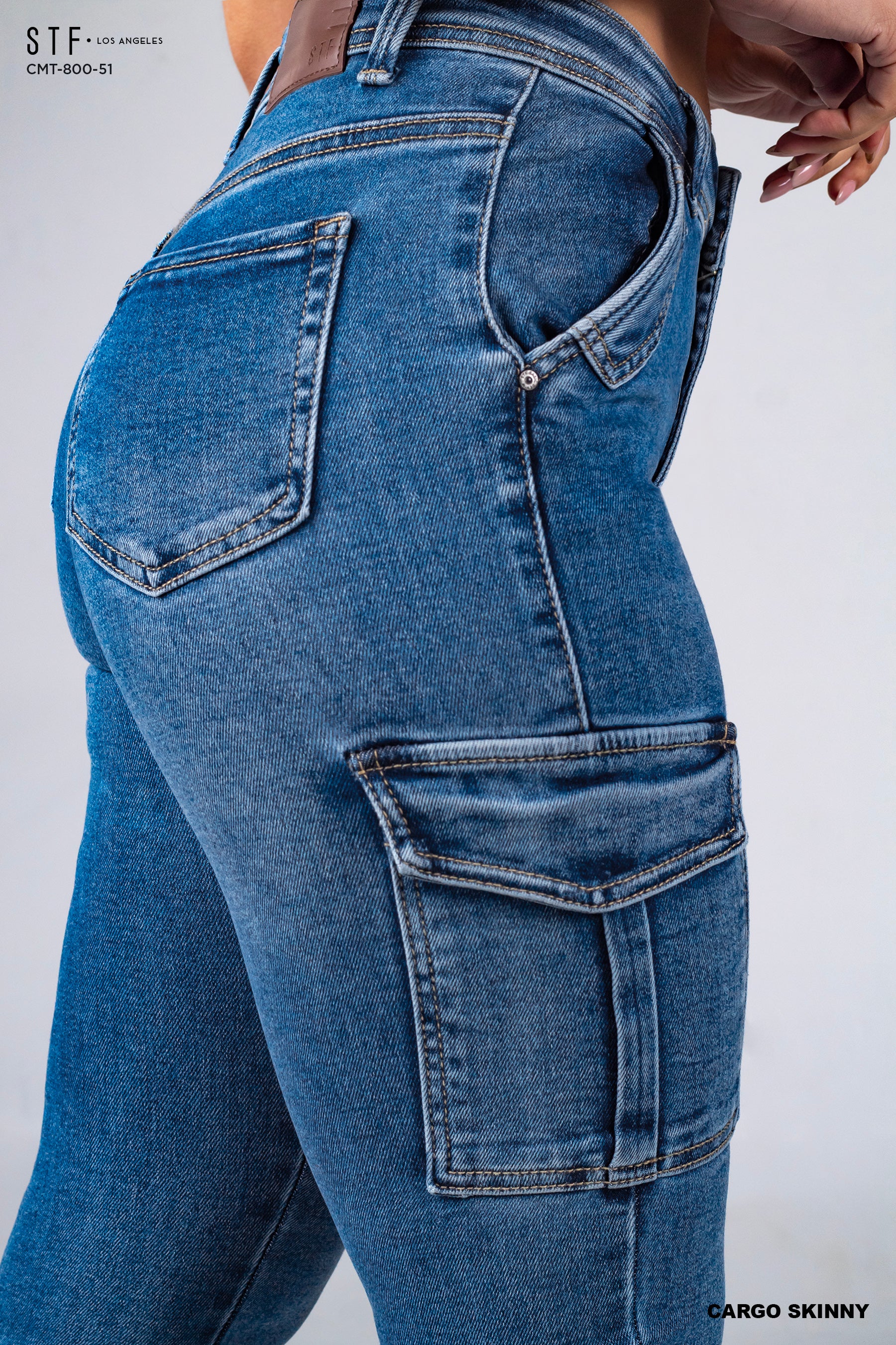 Cargo Skinny Jeans CMT-800-51