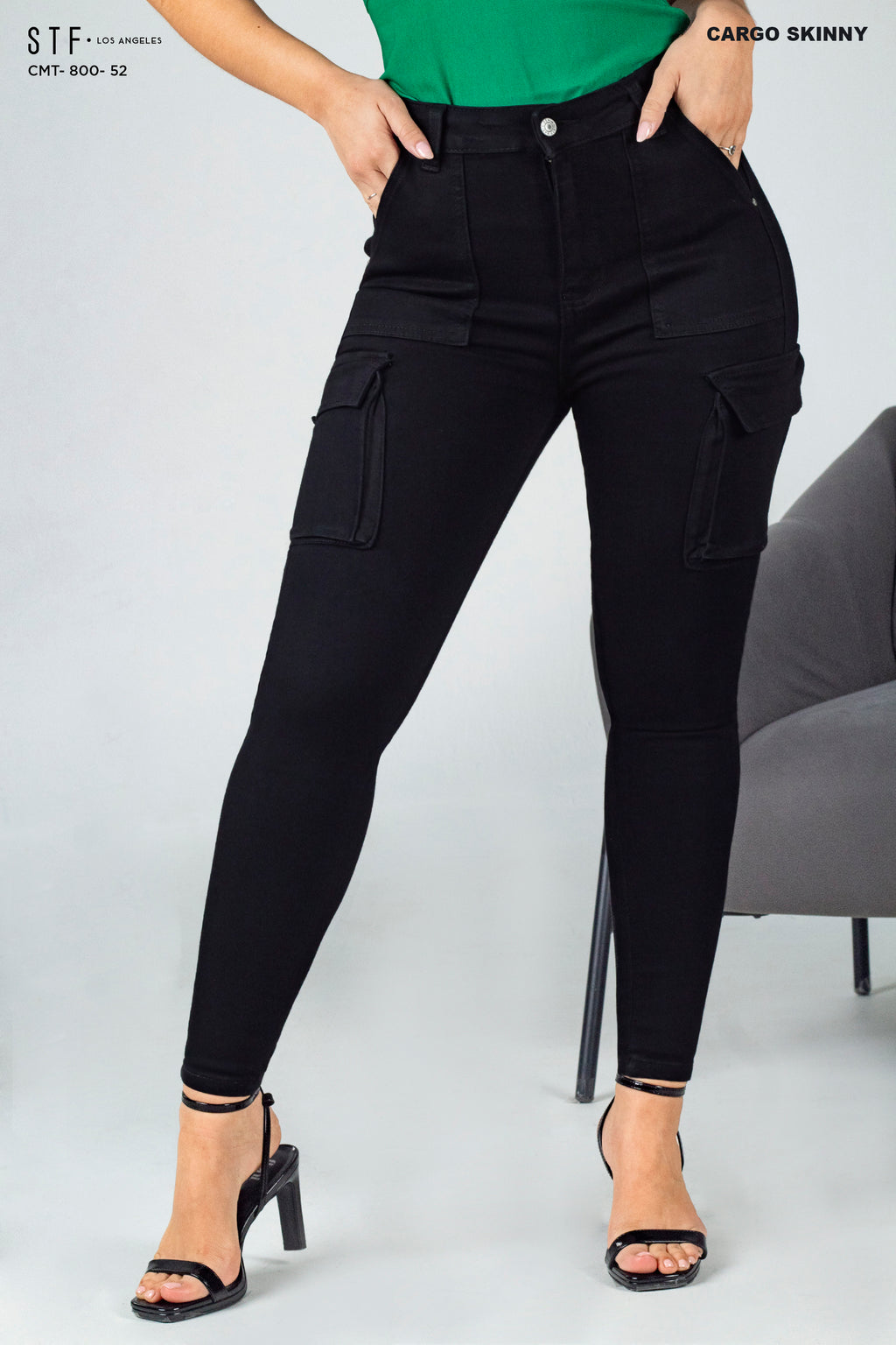Cargo Skinny Jeans CMT-800-52