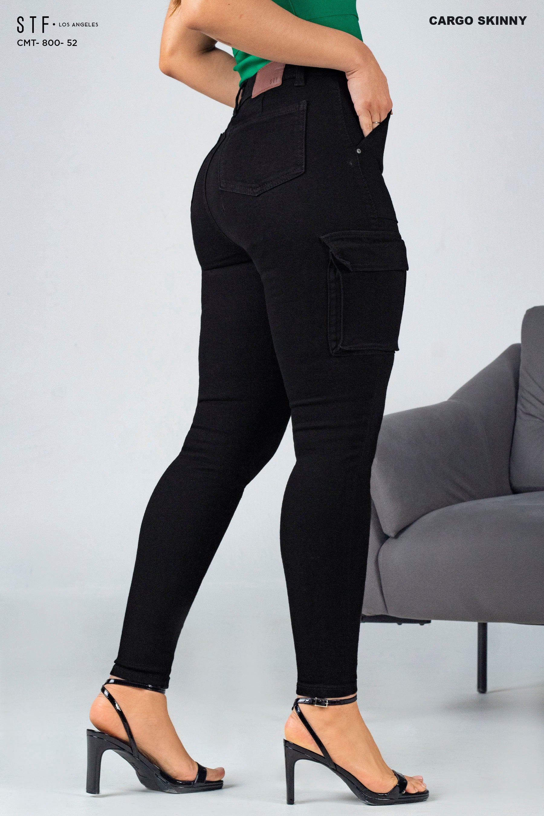 Cargo Skinny Jeans CMT-800-52