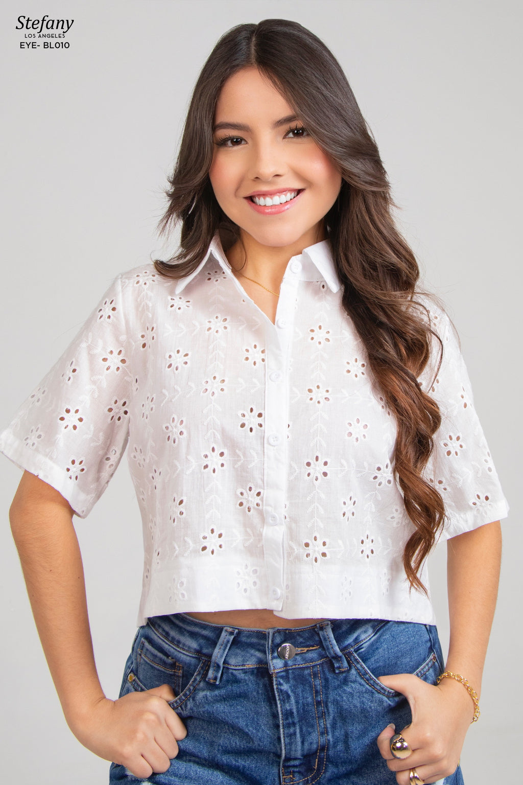 Blusa Eyelet EYE-BL010