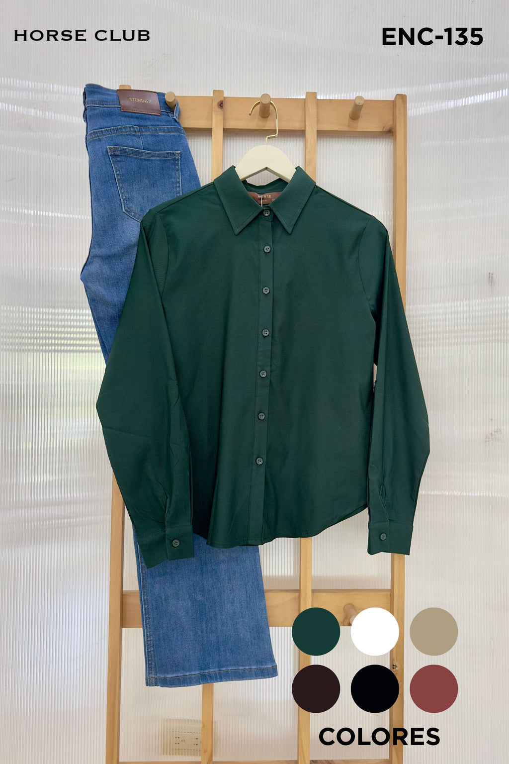 Blusa de Vestir Stretch ENC-135