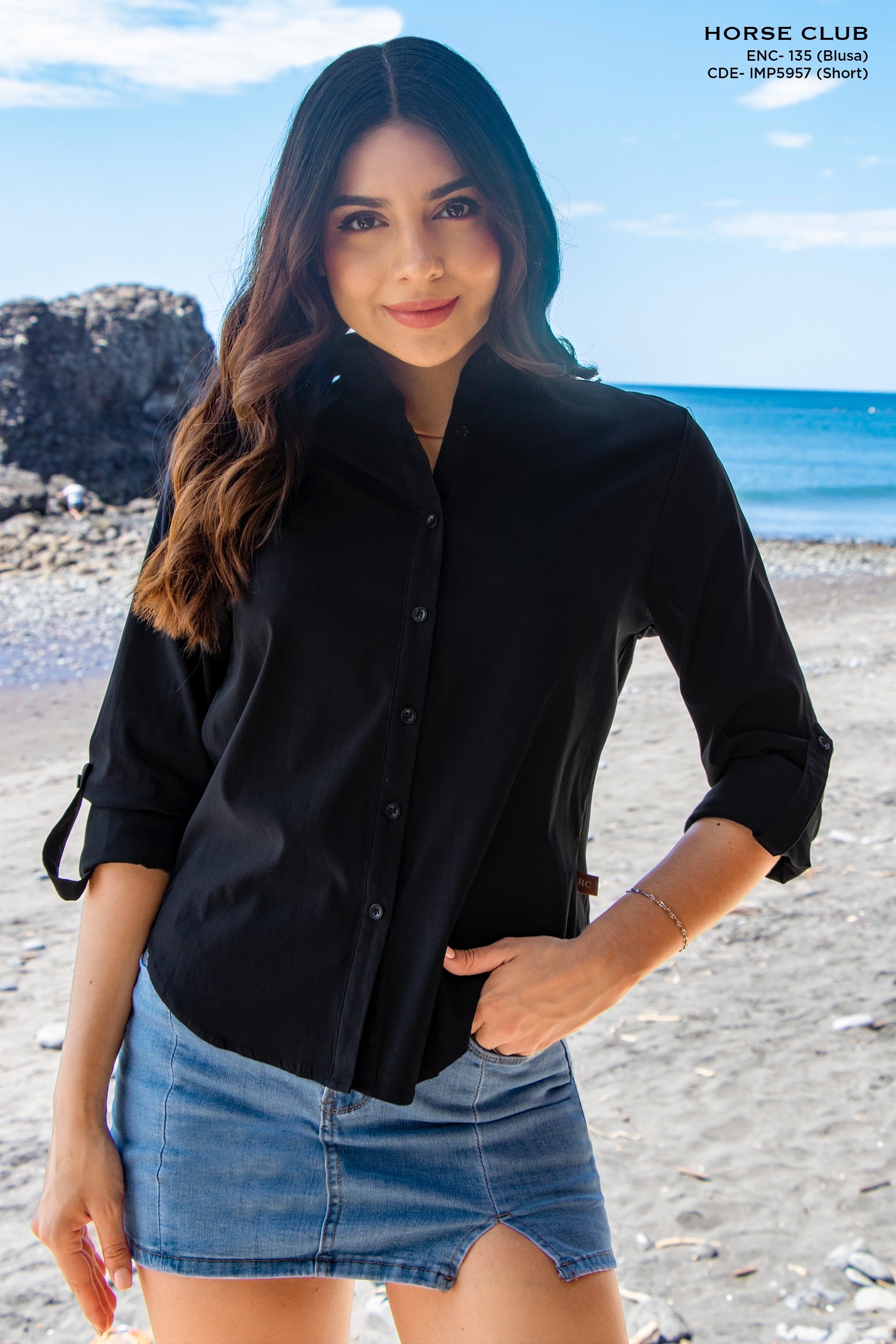 Blusa de Vestir Stretch ENC-135