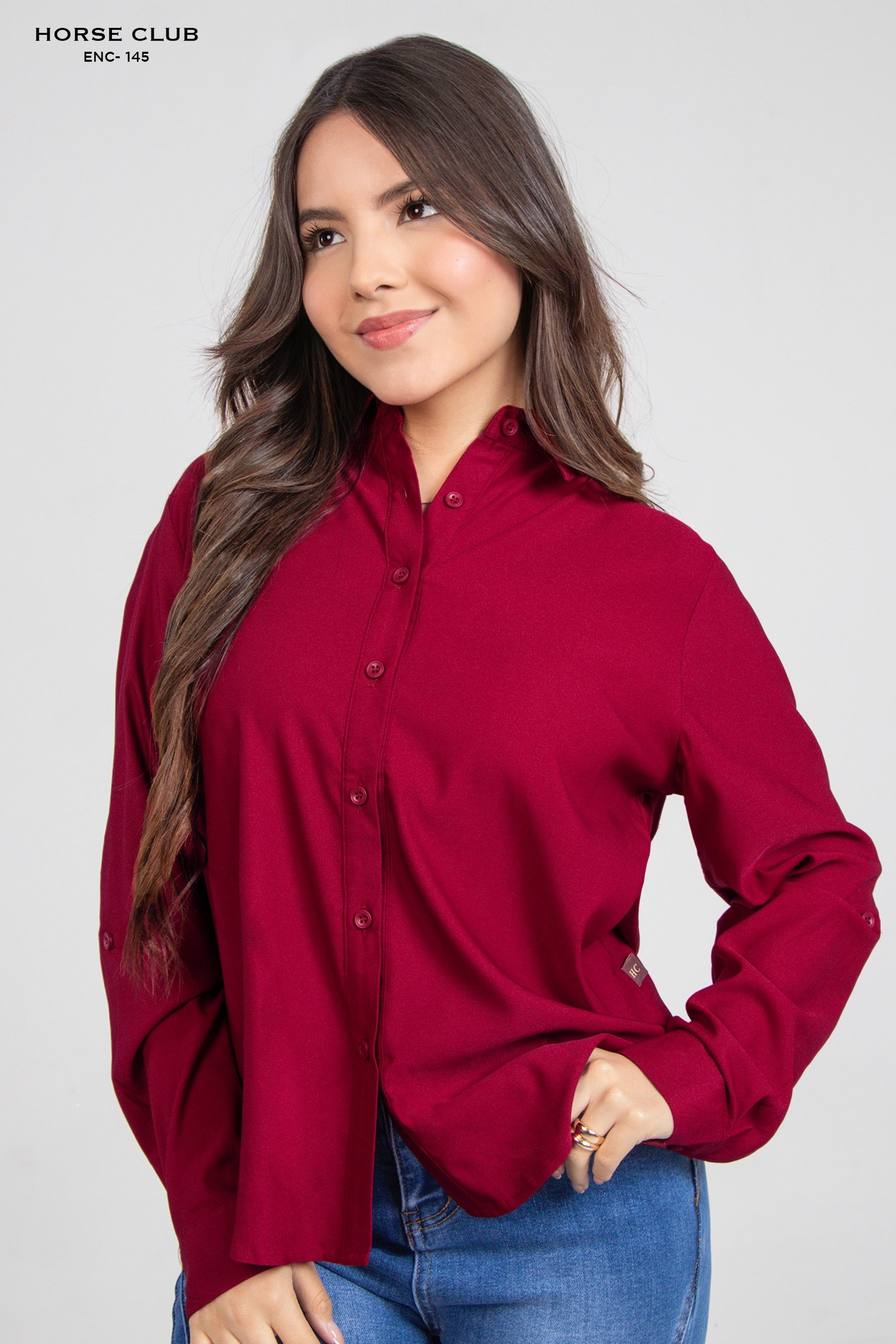 Blusa de Vestir Stretch ENC-145