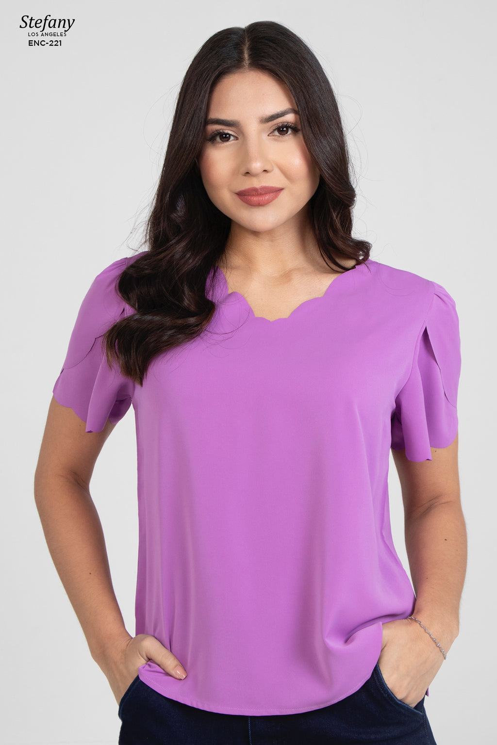 Blusa casual stretch ENC-221