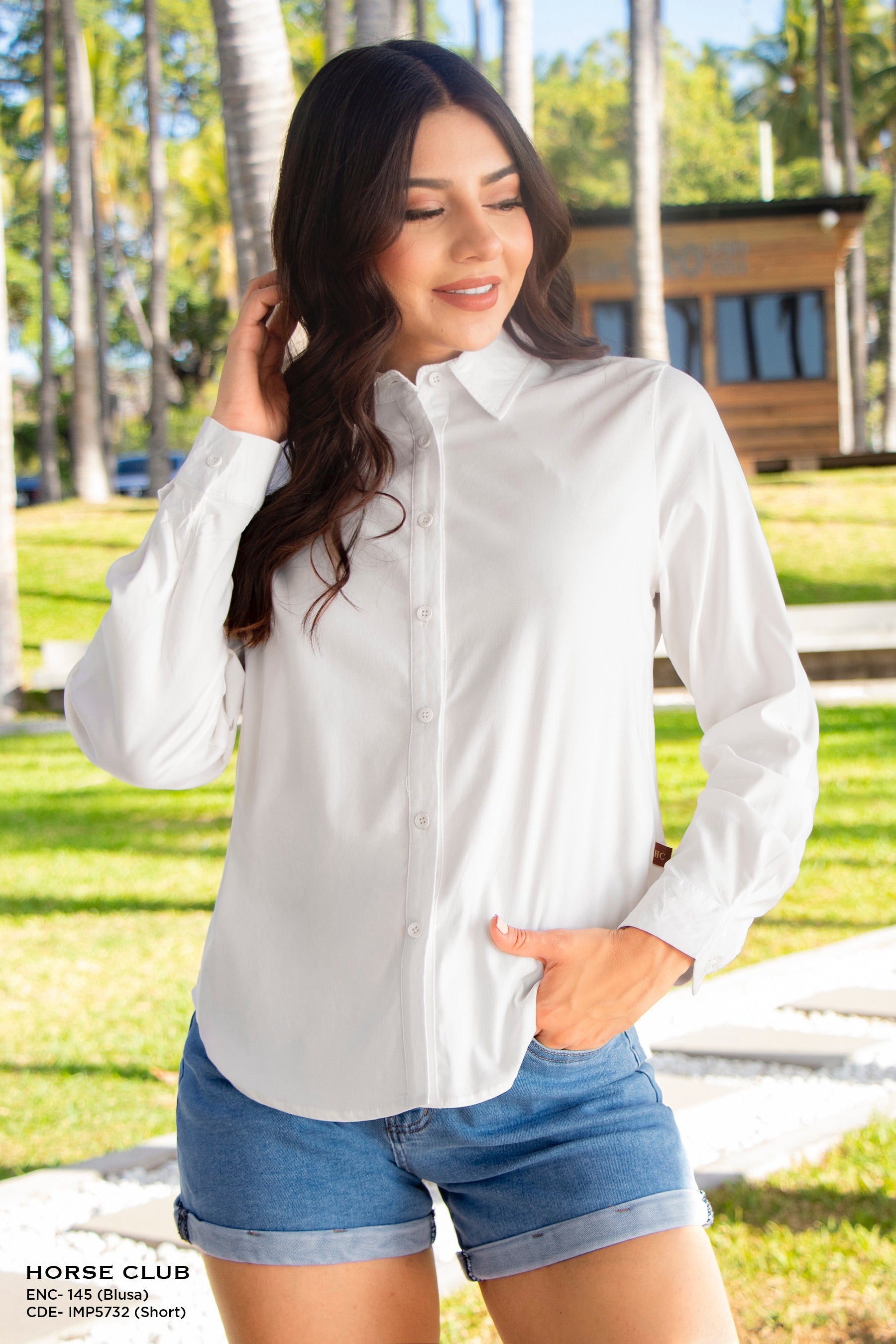 Blusa de Vestir Stretch ENC-145