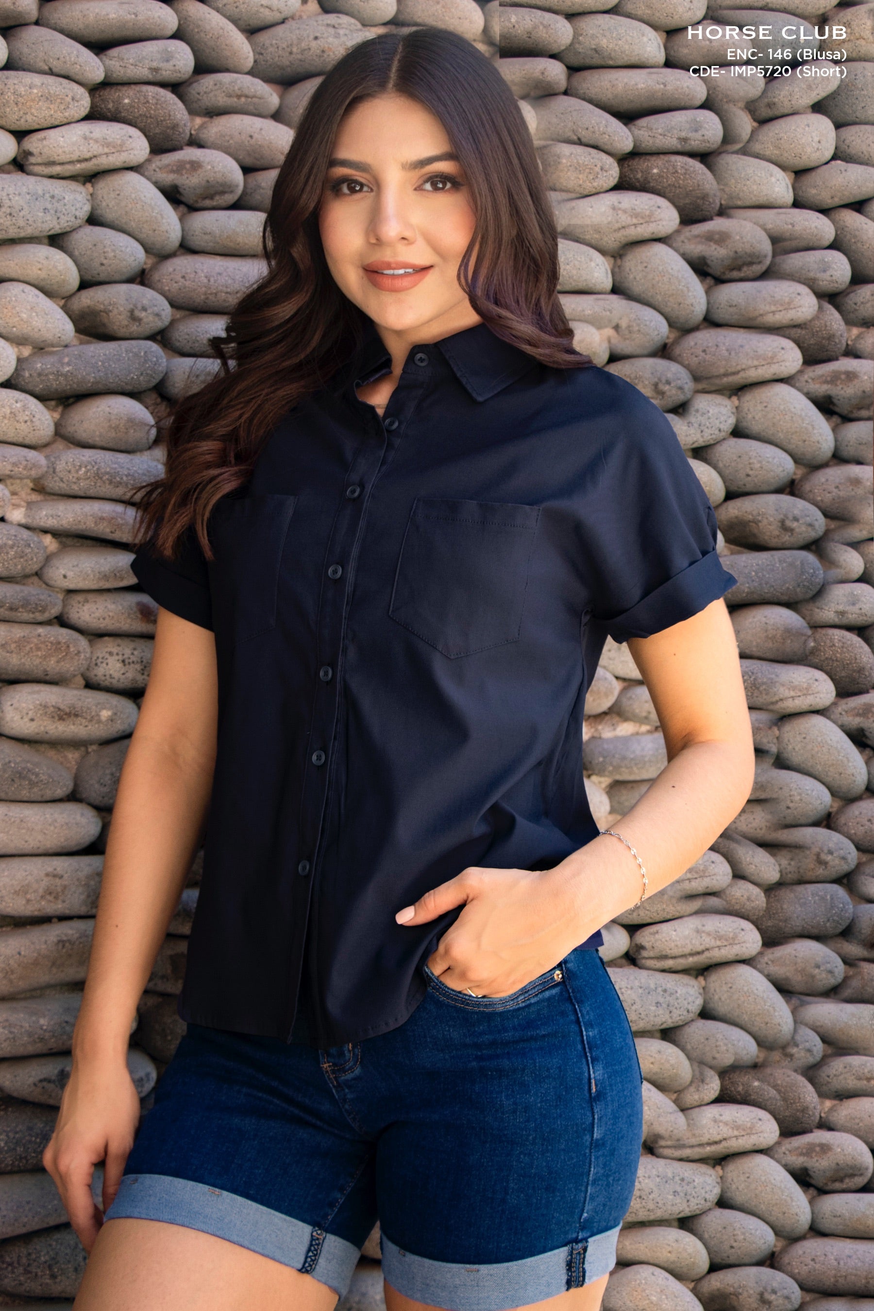 Blusa de Vestir Stretch ENC-146