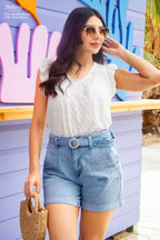 Blusa Eyelet EYE-BL003