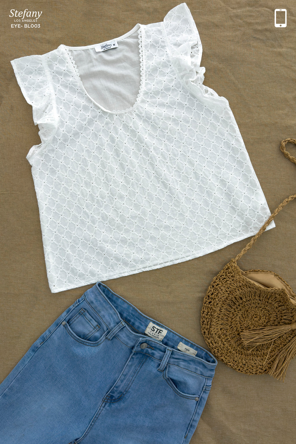 Blusa Eyelet EYE-BL003