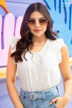 Blusa Eyelet EYE-BL003