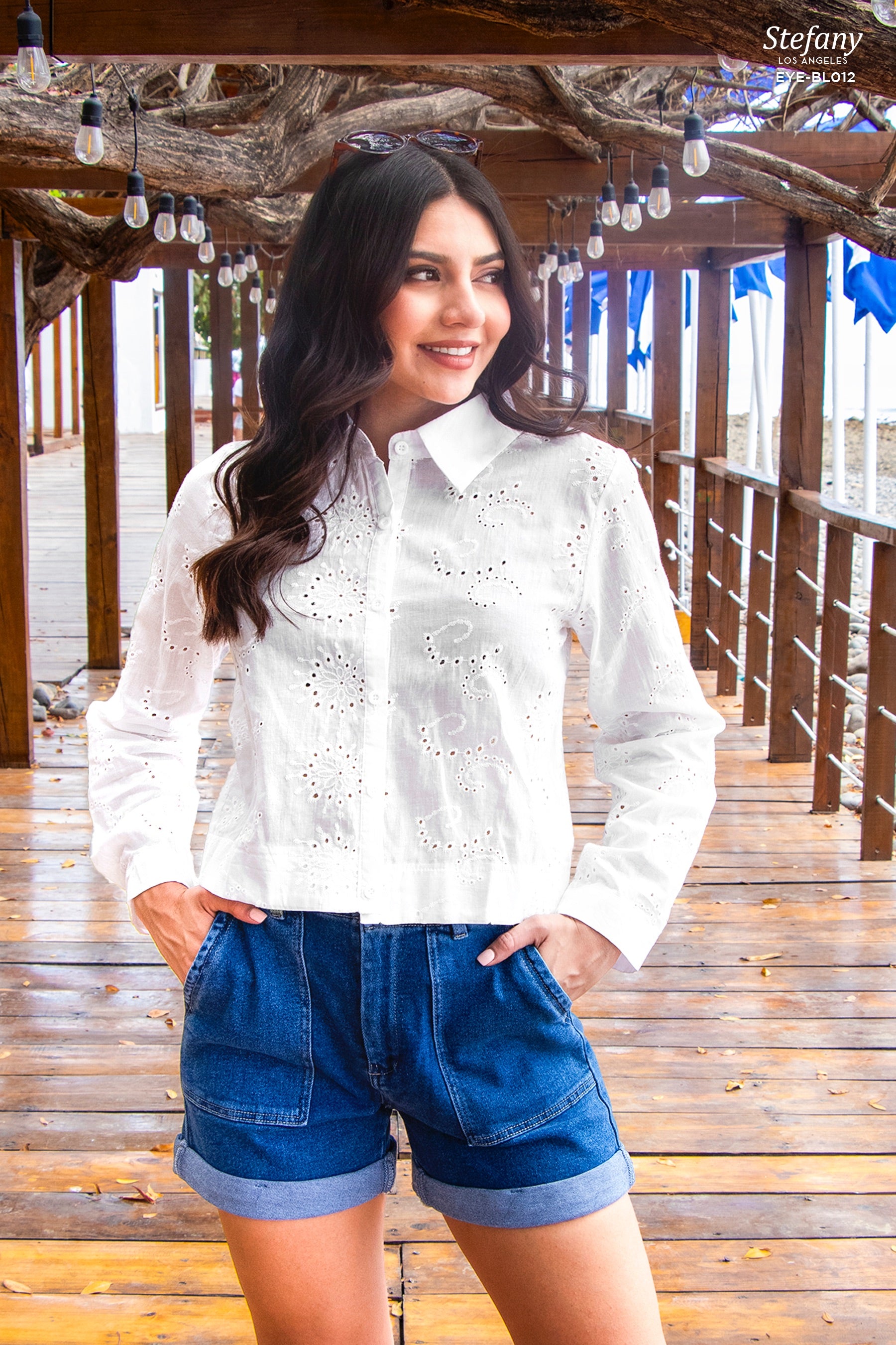 Blusa Eyelet EYE-BL012
