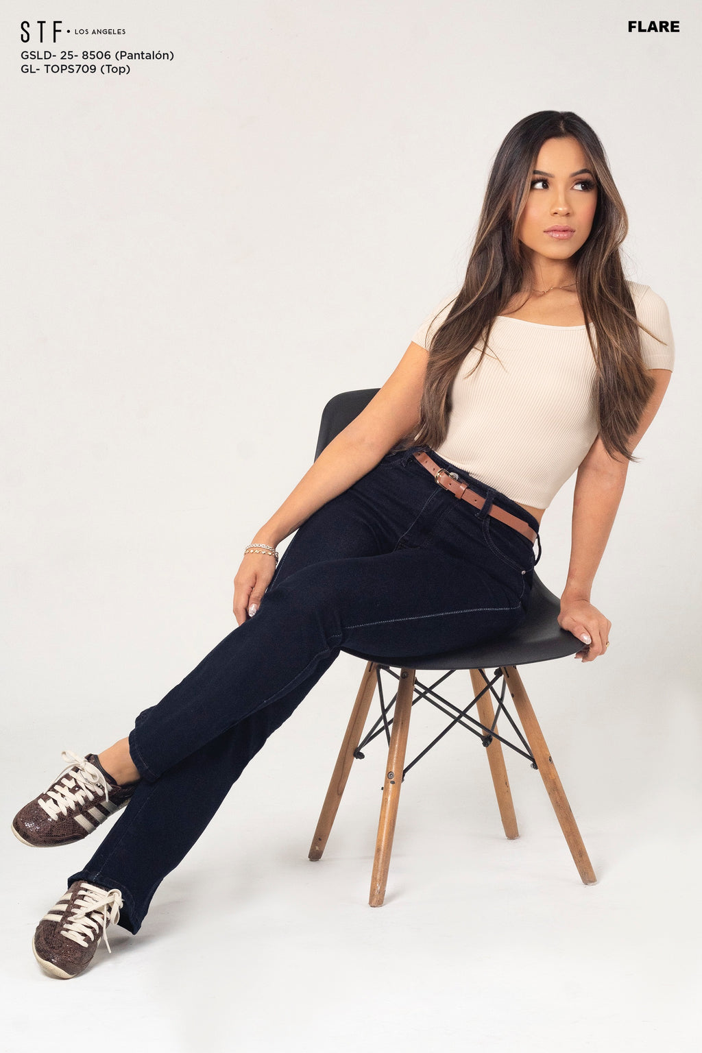 ⁠Flare Jeans GSLD-8506