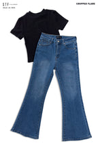 Cropped Flare Jeans GSLD-8510