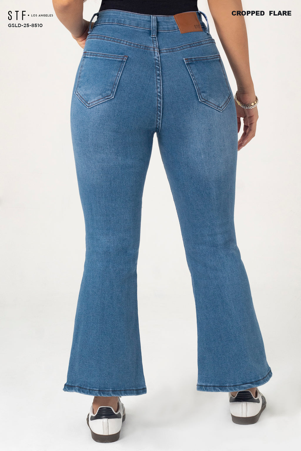 Cropped Flare Jeans GSLD-8510