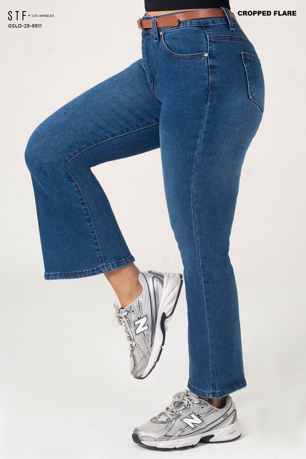 Cropped Flare Jeans GSLD-8511