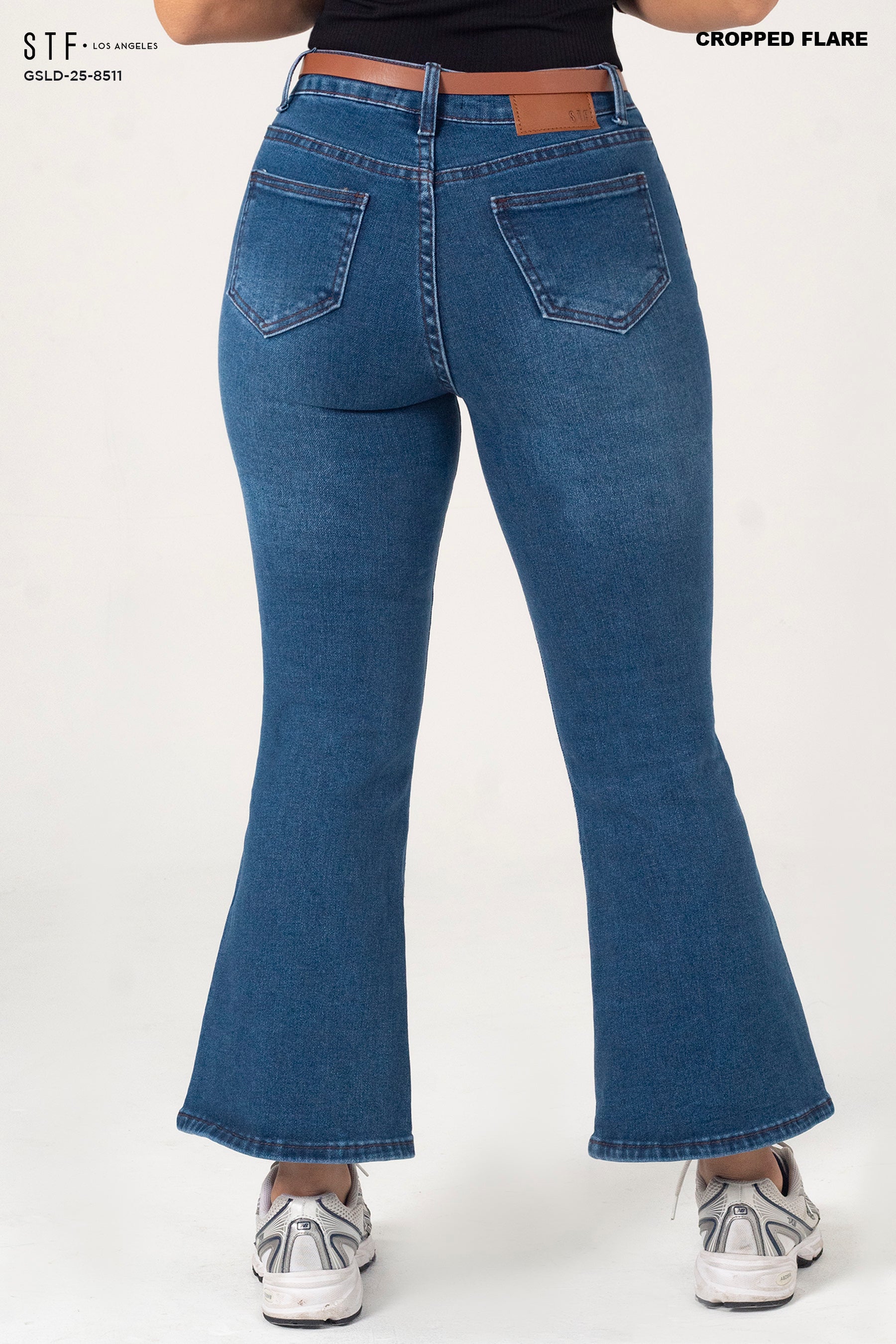 Cropped Flare Jeans GSLD-8511