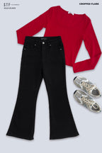 Petite Flare Jeans GSLD-8515
