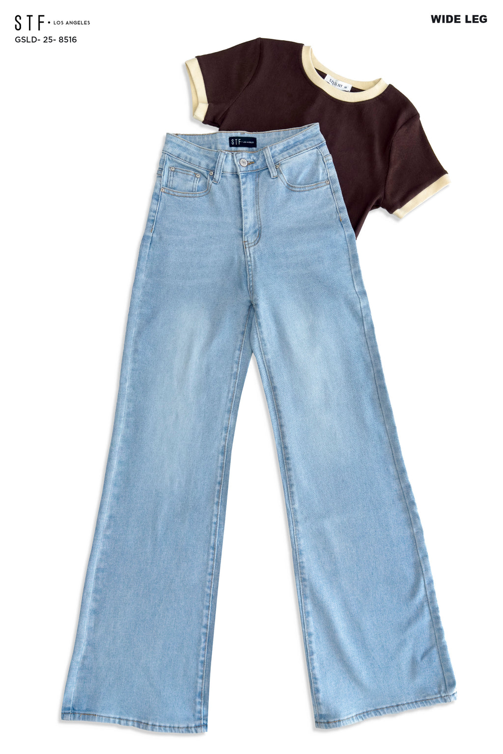 Wide Leg Jeans GSLD-8516