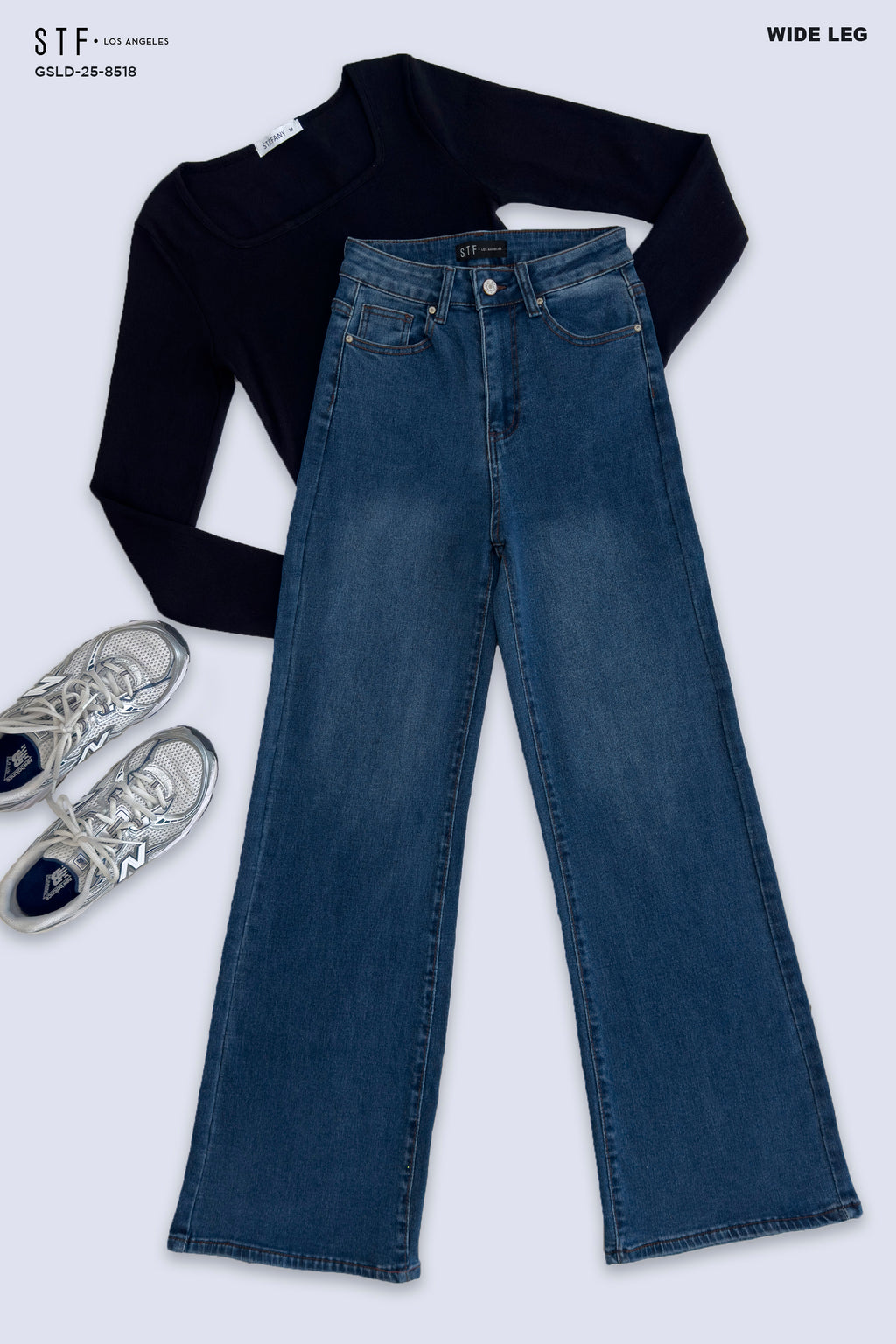 Wide Leg Jeans GSLD-8518