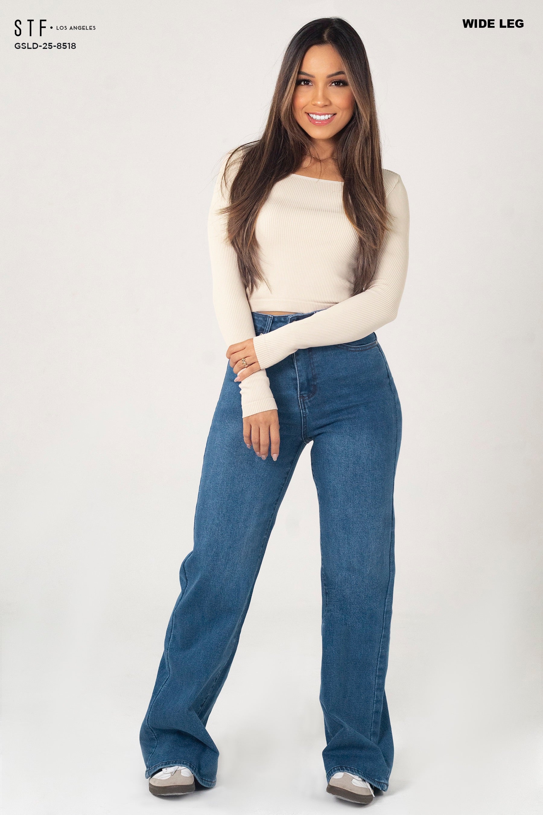 Wide Leg Jeans GSLD-8518