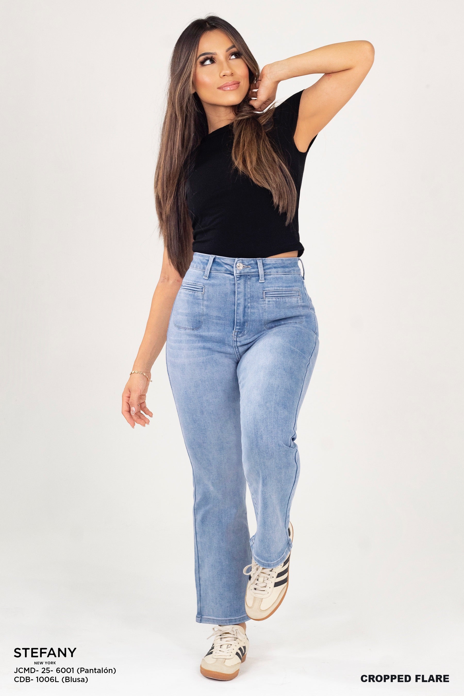 Cropped Flare Jeans JCMD-25-6001