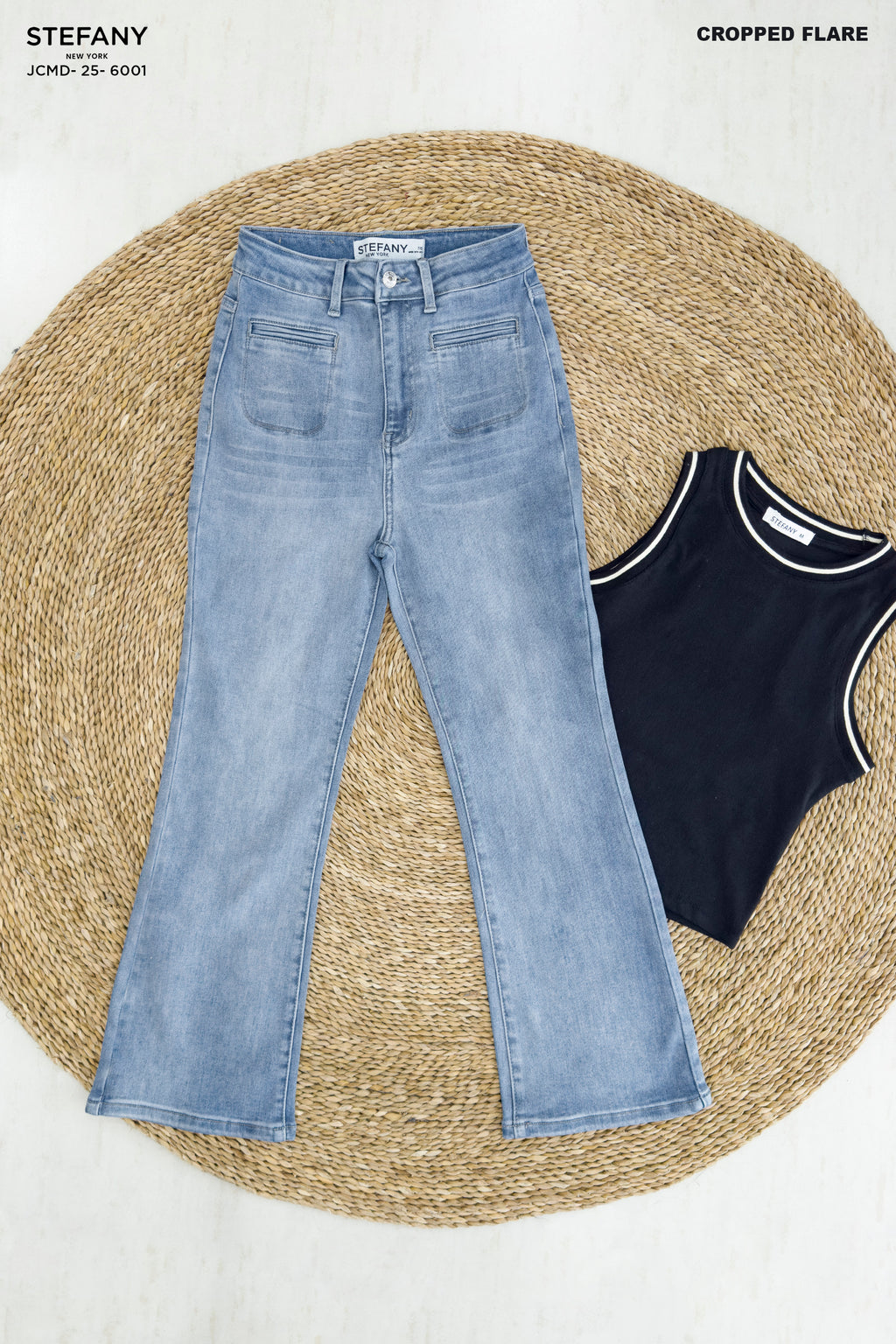 Cropped Flare Jeans JCMD-25-6001